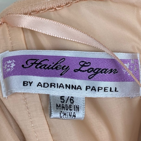 Hailey Logan Adrianna Papell Strapless Tulle Dress - Picture 10 of 12